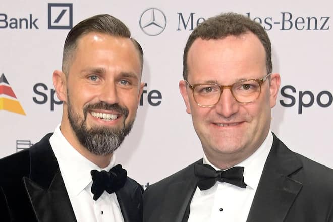 Jens Spahn (re.) und sein Ehemann Daniel Funke.