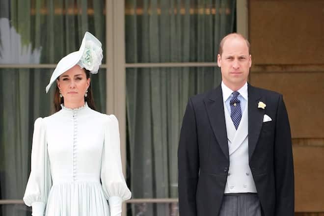 Herzogin Kate und Prinz William kommen ihren Pflichten anlässlich des Platinjubiläums nach.