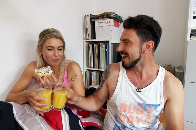 Sabrina und Mathias in der "Bauer sucht Frau"-Staffel 2021