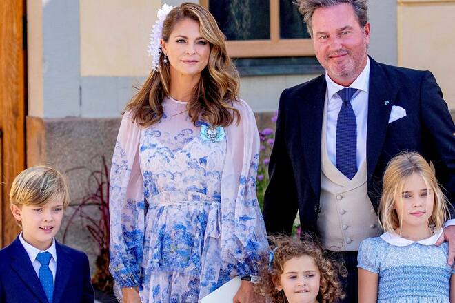 Prinzessin Madeleine wird ihren Geburtstag mit Ehemann Christopher O'Neill und ihren Kindern Nicolas, Adrienne und Leonore (v.l.) in den USA verbringen.