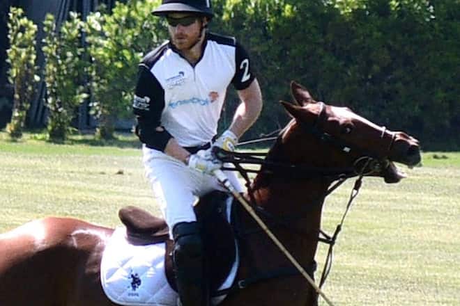 Prinz Harry bei einem Poloturnier im Jahr 2019.