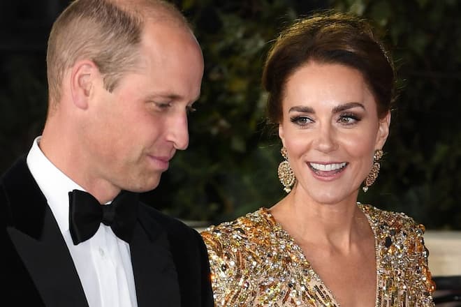 Ein gut gelauntes Team: Prinz William und seine Ehefrau Herzogin Kate.