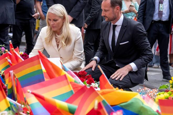 Kronprinzessin Mette-Marit und Kronprinz Haakon in Oslo.