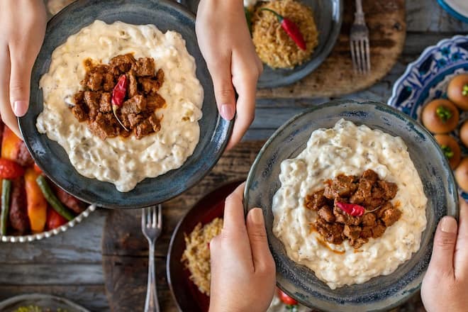 Auberginen-Aufstrich ist ein Klassiker in der ukrainischen Küche.
