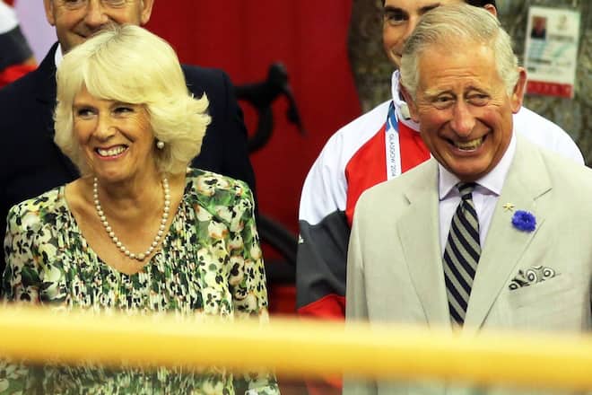 Herzogin Camilla und Prinz Charles bei den Commonwealth Games in Glasgow 2014.