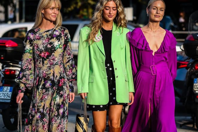 Die dänischen It-Girls Jeanette Madsen, Emili Sindlev und Thora Valdimars (v.l.n.r.) sind Expertinnen in Sachen Scandi-Style.