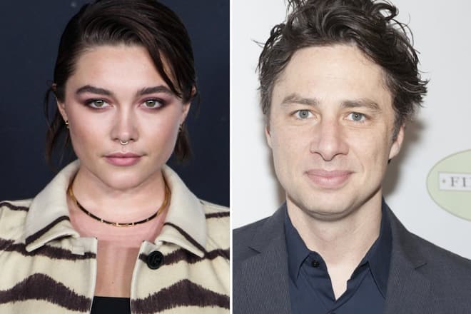 Florence Pugh und Zach Braff waren drei Jahre in einer Beziehung.