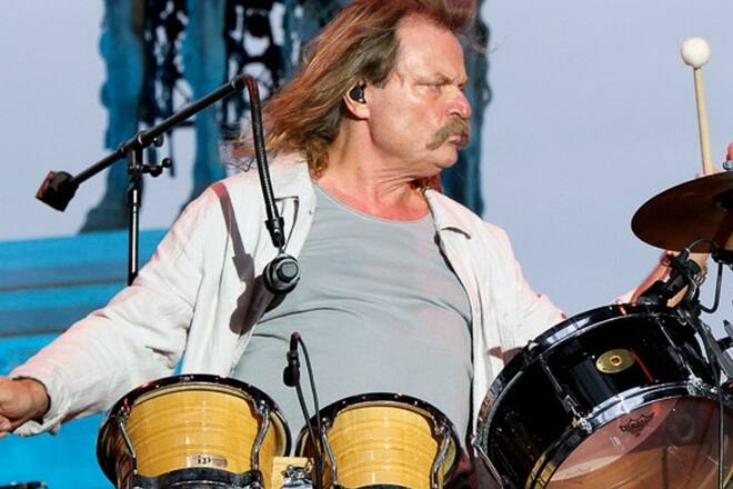 Leslie Mandoki mit seinen Mandoki Soulmates beim Jubiläumskonzert in Budapest.