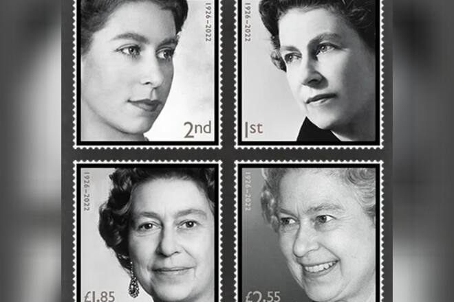 Die Royal Mail veröffentlichte vier Briefmarken zu Ehren der verstorbenen Queen Elizabeth II.