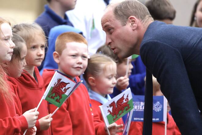 Prinz William bei seinem Wales-Besuch.