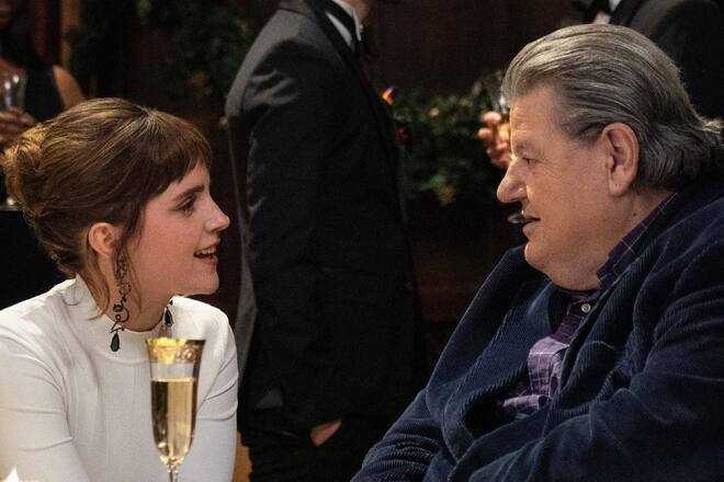Emma Watson und Robbie Coltrane, hier im Rahmen des «Harry Potter 20th Anniversary: Return to Hogwarts»-Specials.