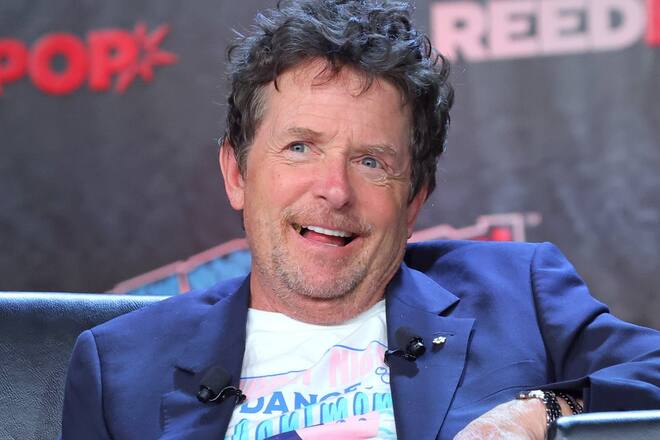 Michael J. Fox während einer emotionalen «Zurück in die Zukunft»-Reunion mit seinem Kollegen Christopher Lloyd vor wenigen Wochen.