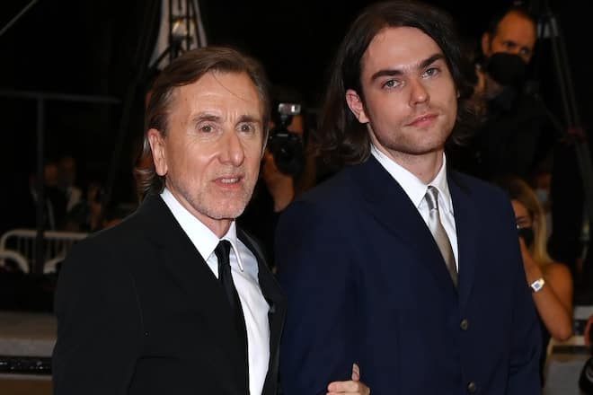 Tim Roth mit seinem Sohn Cormac im vergangenen Jahr in Cannes.