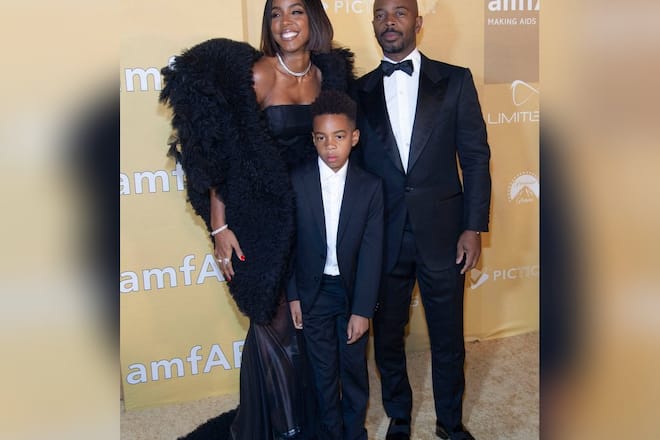 Kelly Rowland mit ihrer Familie bei der amfAR-Gala.