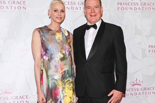 Fürstin Charlène und Fürst Albert II. bei den Princess Grace Awards in New York.