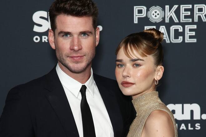 Liam Hemsworth und Gabriella Brooks bei der Premiere von «Poker Face» in Sydney.
