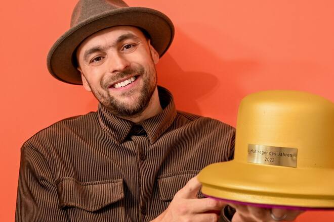 Musiker Max Mutzke ist der Hutträger des Jahres 2022.