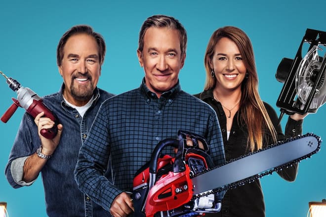 Richard Karn, Tim Allen und April Wilkerson in «Tim Allen - Volle Heimwerker-Power» (v.l.n.r.).