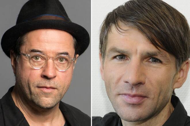 Jan Josef Liefers (l.) und Tobias Langhoff kannten sich schon lange.