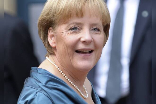 Wagnerianerin Angela Merkel 2008 in Bayreuth.