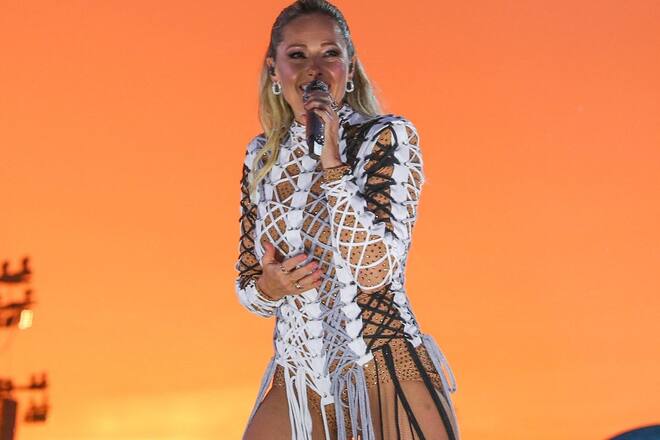 Helene Fischer bei ihrem Konzert in München 2022.
