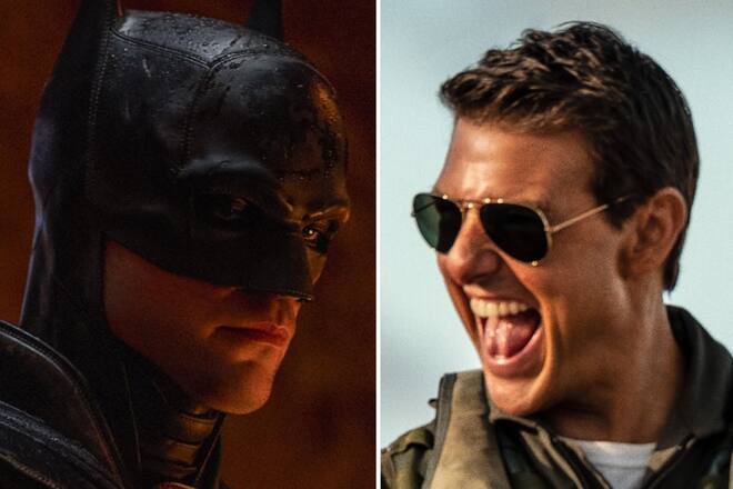 Fürchten beide weder Tod noch Teufel: Robert Pattinson (li.) als neuer Batman, Tom Cruise als Maverick.
