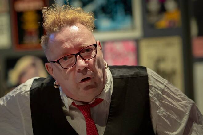 John Lydon alias Johnny Rotten.