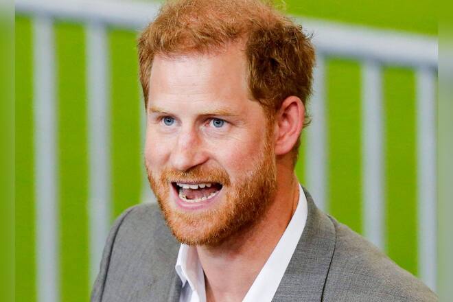 Prinz Harry bei einem Auftritt in Düsseldorf.