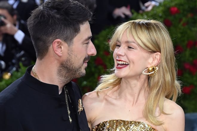 Carey Mulligan mit ihrem Ehemann, Marcus Mumford, auf der Met Gala in New York.