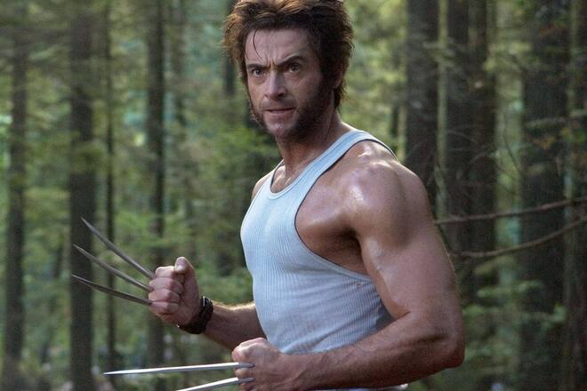 Schauspieler Hugh Jackman als Wolverine in den gleichnamigen Filmen.