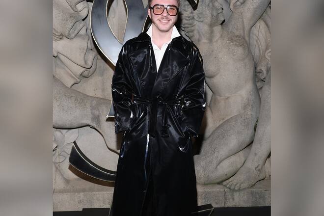 Rocco Ritchie bei seinem Auftritt in Paris.