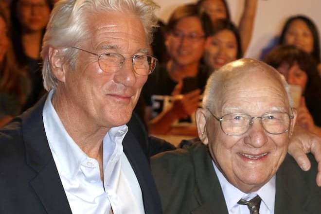 Richard Gere (l.) mit seinem Vater auf einem Event im Jahr 2017.