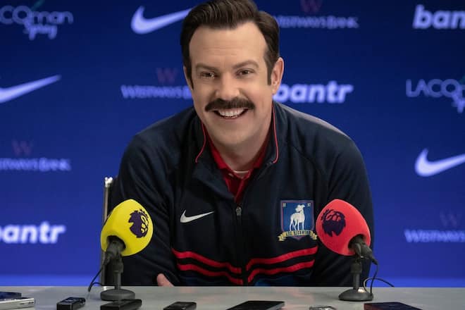 Jason Sudeikis als Titelfigur der Apple-Serie «Ted Lasso».
