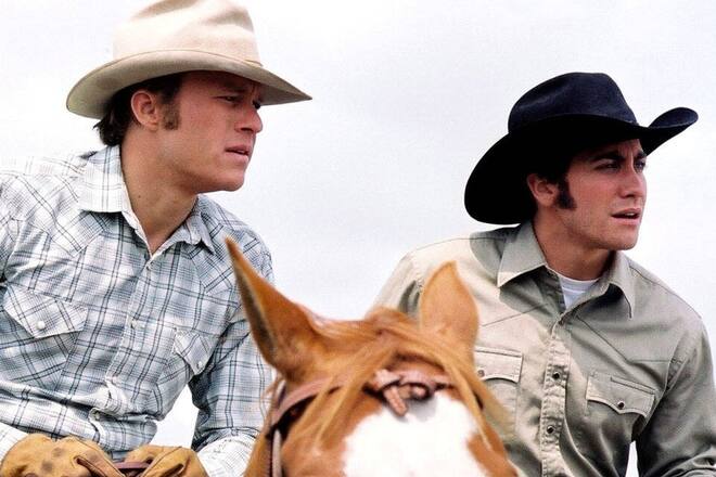 Heath Ledger (l.) und Jake Gyllenhaal in der 2005er-Verfilmung von «Brokeback Mountain».