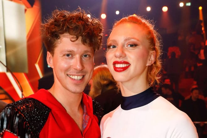 Anna Ermakova mit Tanzpartner Valentin Lusin bei «Let's Dance».