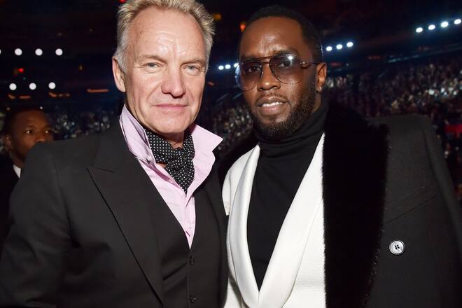 Gute Freunde mit interessantem Deal: Sting und Sean «Diddy» Combs 2018.