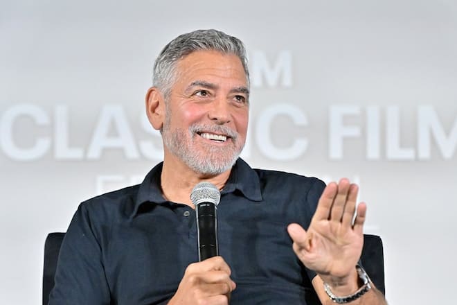 George Clooney spricht auf dem TCM Classic Film Festival über die «Ocean's»-Filmreihe.