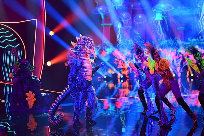 Premiere bei «The Masked Singer»: Unter dem Seepferdchen-Kostüm steckte Anna Loos. Damit war zum ersten Mal ein Ehepaar Teil der Rate-Show.