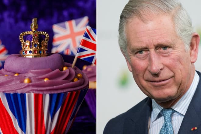 Ein Cupcake auf den neuen König! Wenn Charles III. am 6. Mai gekrönt wird, wollen viele Briten stilecht mitfeiern. Dafür können sie zahlreiche Artikel erstehen.