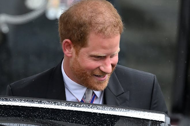 Prinz Harry verabschiedete sich schnell wieder aus London.