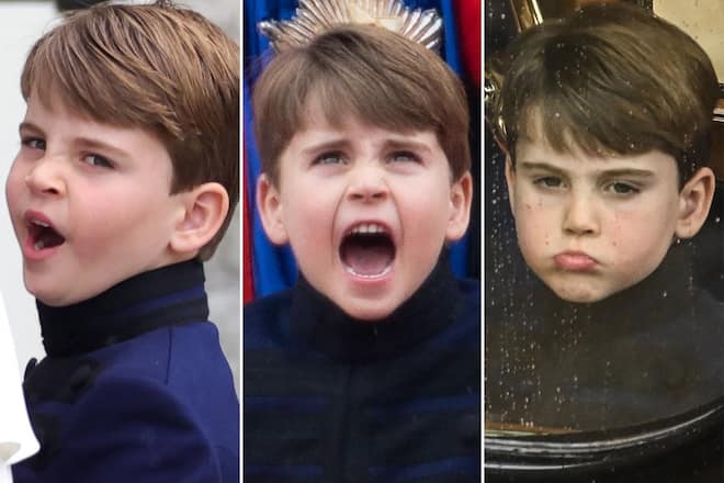 Prinz Louis machte am Krönungstag um seine jeweilige Stimmung kein Geheimnis.