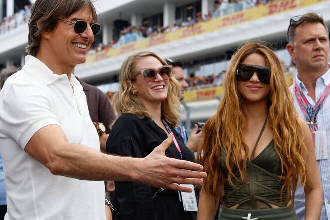 Tom Cruise traf in Miami auf Shakira.