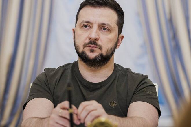 Wolodymyr Selenskyj wollte sich beim ESC-Finale in einer Grussbotschaft an das Publikum wenden.