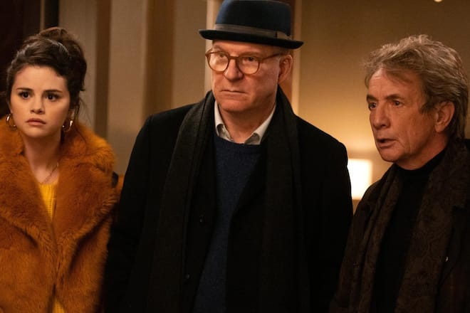 «Only Murders in the Building» mit Selena Gomez, Steve Martin und Martin Short (v.l.) feierte 2021 Premiere beim Streamingdienst Hulu. In Deutschland ist die Serie auf Disney+ zu sehen.