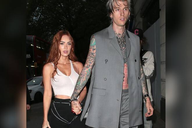 Megan Fox and Machine Gun Kelly in London.