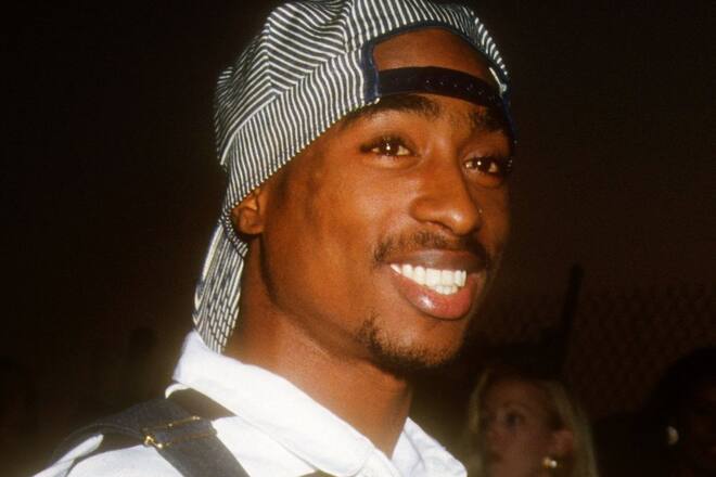 Tupac Shakur zu Lebzeiten in den 1990ern.