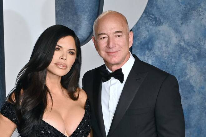 Jeff Bezos und Lauren Sánchez bei einem gemeinsamen Auftritt.