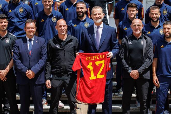 König Felipe ist ein leidenschaftlicher Fussballfan.