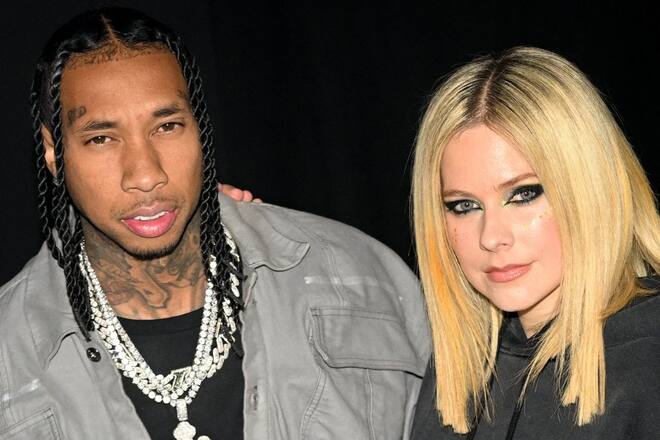 Avril Lavigne und Tyga auf der Pariser Fashion Week.