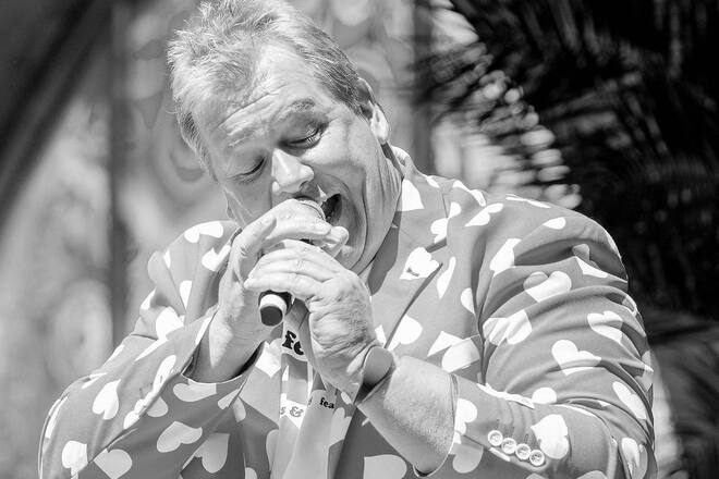 Sascha Loudovici bei einem Auftritt.